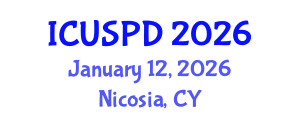 International Conference on Urban Studies, Planning and Development (ICUSPD) January 12, 2026 - Nicosia, Cyprus International Conference on Urban Studies, Planning and Development (ICUSPD) January 12, 2026 - Nicosia, Cyprus