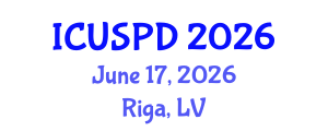 International Conference on Urban Studies, Planning and Development (ICUSPD) June 17, 2026 - Riga, Latvia