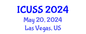 International Conference on Urban Sustainability and Strategies (ICUSS) May 20, 2024 - Las Vegas, United States