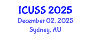 International Conference on Urban Sustainability and Strategies (ICUSS) December 02, 2025 - Sydney, Australia