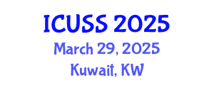 International Conference on Urban Sustainability and Strategies (ICUSS) March 29, 2025 - Kuwait, Kuwait