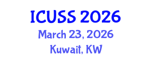 International Conference on Urban Sustainability and Strategies (ICUSS) March 23, 2026 - Kuwait, Kuwait International Conference on Urban Sustainability and Strategies (ICUSS) March 23, 2026 - Kuwait, Kuwait