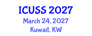 International Conference on Urban Sustainability and Strategies (ICUSS) March 24, 2027 - Kuwait, Kuwait International Conference on Urban Sustainability and Strategies (ICUSS) March 24, 2027 - Kuwait, Kuwait