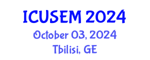International Conference on Urban Systems Engineering and Management (ICUSEM) October 03, 2024 - Tbilisi, Georgia