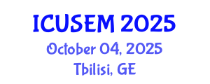 International Conference on Urban Systems Engineering and Management (ICUSEM) October 04, 2025 - Tbilisi, Georgia