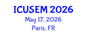 International Conference on Urban Systems Engineering and Management (ICUSEM) May 17, 2026 - Paris, France