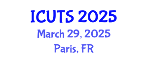 International Conference on Urban Transformations and Sustainability (ICUTS) March 29, 2025 - Paris, France