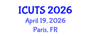 International Conference on Urban Transformations and Sustainability (ICUTS) April 19, 2026 - Paris, France