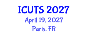 International Conference on Urban Transformations and Sustainability (ICUTS) April 19, 2027 - Paris, France International Conference on Urban Transformations and Sustainability (ICUTS) April 19, 2027 - Paris, France