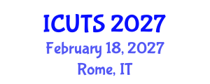 International Conference on Urban Transformations and Sustainability (ICUTS) February 18, 2027 - Rome, Italy International Conference on Urban Transformations and Sustainability (ICUTS) February 18, 2027 - Rome, Italy