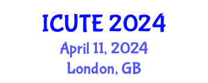 International Conference on Urban Transport and Environment (ICUTE) April 11, 2024 - London, United Kingdom