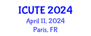 International Conference on Urban Transport and Environment (ICUTE) April 11, 2024 - Paris, France