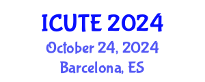 International Conference on Urban Transport and Environment (ICUTE) October 24, 2024 - Barcelona, Spain