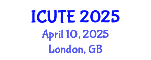 International Conference on Urban Transport and Environment (ICUTE) April 10, 2025 - London, United Kingdom