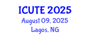 International Conference on Urban Transport and Environment (ICUTE) August 09, 2025 - Lagos, Nigeria