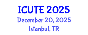 International Conference on Urban Transport and Environment (ICUTE) December 20, 2025 - Istanbul, Turkey