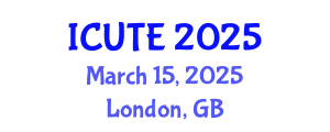 International Conference on Urban Transport and Environment (ICUTE) March 15, 2025 - London, United Kingdom