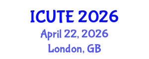 International Conference on Urban Transport and Environment (ICUTE) April 22, 2026 - London, United Kingdom