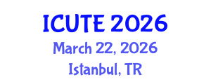 International Conference on Urban Transport and Environment (ICUTE) March 22, 2026 - Istanbul, Turkey