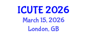 International Conference on Urban Transport and Environment (ICUTE) March 15, 2026 - London, United Kingdom