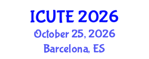 International Conference on Urban Transport and Environment (ICUTE) October 25, 2026 - Barcelona, Spain