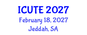 International Conference on Urban Transport and Environment (ICUTE) February 18, 2027 - Jeddah, Saudi Arabia International Conference on Urban Transport and Environment (ICUTE) February 18, 2027 - Jeddah, Saudi Arabia