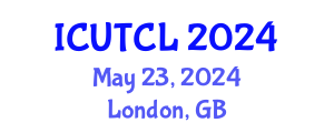 International Conference on Urban Transportation and City Logistics (ICUTCL) May 23, 2024 - London, United Kingdom