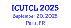 International Conference on Urban Transportation and City Logistics (ICUTCL) September 20, 2025 - Paris, France