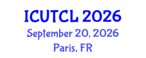 International Conference on Urban Transportation and City Logistics (ICUTCL) September 20, 2026 - Paris, France