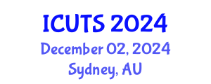 International Conference on Urban Transportation Systems (ICUTS) December 02, 2024 - Sydney, Australia