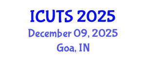 International Conference on Urban Transportation Systems (ICUTS) December 09, 2025 - Goa, India