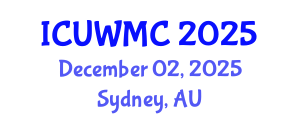 International Conference on Urban Water Management and Challenges (ICUWMC) December 02, 2025 - Sydney, Australia