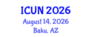 International Conference on Urology and Nephrology (ICUN) August 14, 2026 - Baku, Azerbaijan International Conference on Urology and Nephrology (ICUN) August 14, 2026 - Baku, Azerbaijan