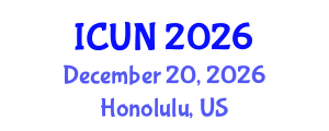 International Conference on Urology and Nephrology (ICUN) December 20, 2026 - Honolulu, United States International Conference on Urology and Nephrology (ICUN) December 20, 2026 - Honolulu, United States
