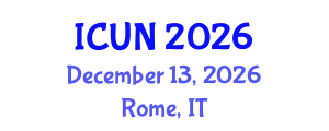 International Conference on Urology and Nephrology (ICUN) December 13, 2026 - Rome, Italy International Conference on Urology and Nephrology (ICUN) December 13, 2026 - Rome, Italy