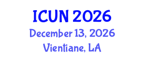 International Conference on Urology and Nephrology (ICUN) December 13, 2026 - Vientiane, Laos International Conference on Urology and Nephrology (ICUN) December 13, 2026 - Vientiane, Laos