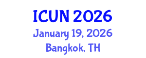 International Conference on Urology and Nephrology (ICUN) January 19, 2026 - Bangkok, Thailand