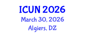 International Conference on Urology and Nephrology (ICUN) March 30, 2026 - Algiers, Algeria International Conference on Urology and Nephrology (ICUN) March 30, 2026 - Algiers, Algeria