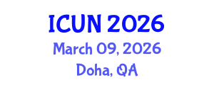 International Conference on Urology and Nephrology (ICUN) March 09, 2026 - Doha, Qatar International Conference on Urology and Nephrology (ICUN) March 09, 2026 - Doha, Qatar