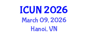 International Conference on Urology and Nephrology (ICUN) March 09, 2026 - Hanoi, Vietnam International Conference on Urology and Nephrology (ICUN) March 09, 2026 - Hanoi, Vietnam