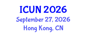 International Conference on Urology and Nephrology (ICUN) September 27, 2026 - Hong Kong, China International Conference on Urology and Nephrology (ICUN) September 27, 2026 - Hong Kong, China