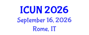 International Conference on Urology and Nephrology (ICUN) September 16, 2026 - Rome, Italy International Conference on Urology and Nephrology (ICUN) September 16, 2026 - Rome, Italy