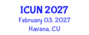 International Conference on Urology and Nephrology (ICUN) February 03, 2027 - Havana, Cuba International Conference on Urology and Nephrology (ICUN) February 03, 2027 - Havana, Cuba