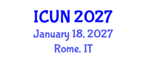 International Conference on Urology and Nephrology (ICUN) January 18, 2027 - Rome, Italy International Conference on Urology and Nephrology (ICUN) January 18, 2027 - Rome, Italy
