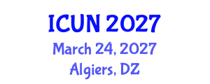 International Conference on Urology and Nephrology (ICUN) March 24, 2027 - Algiers, Algeria International Conference on Urology and Nephrology (ICUN) March 24, 2027 - Algiers, Algeria