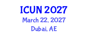 International Conference on Urology and Nephrology (ICUN) March 22, 2027 - Dubai, United Arab Emirates International Conference on Urology and Nephrology (ICUN) March 22, 2027 - Dubai, United Arab Emirates