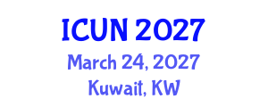 International Conference on Urology and Nephrology (ICUN) March 24, 2027 - Kuwait, Kuwait International Conference on Urology and Nephrology (ICUN) March 24, 2027 - Kuwait, Kuwait