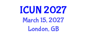 International Conference on Urology and Nephrology (ICUN) March 15, 2027 - London, United Kingdom International Conference on Urology and Nephrology (ICUN) March 15, 2027 - London, United Kingdom