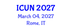 International Conference on Urology and Nephrology (ICUN) March 04, 2027 - Rome, Italy International Conference on Urology and Nephrology (ICUN) March 04, 2027 - Rome, Italy