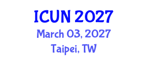 International Conference on Urology and Nephrology (ICUN) March 03, 2027 - Taipei, Taiwan International Conference on Urology and Nephrology (ICUN) March 03, 2027 - Taipei, Taiwan